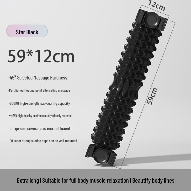 Zf1 Wall-Mounted Deep Tissue EVA Suction Cup Foam Roller for Massage and Exercise