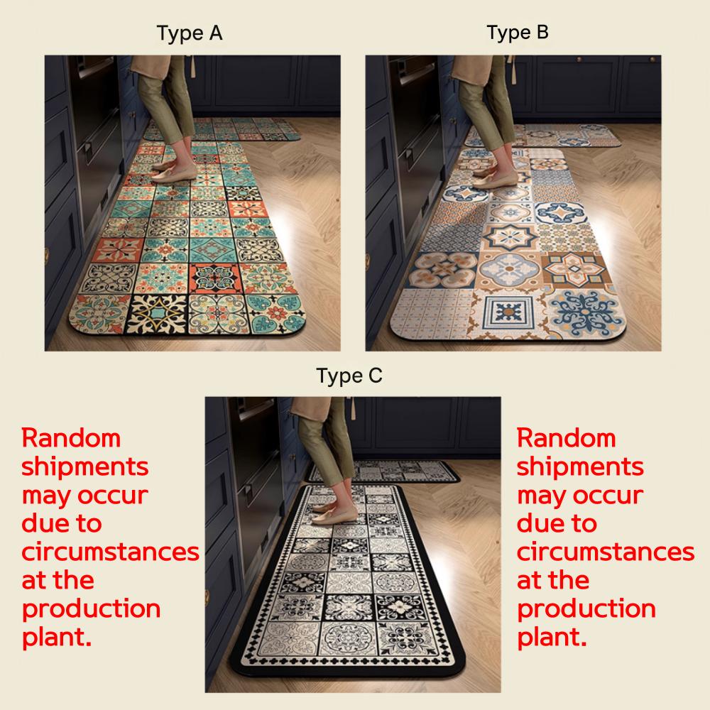 Ramelli Absorbent Diatomaceous Earth Bath Washable Mat Set