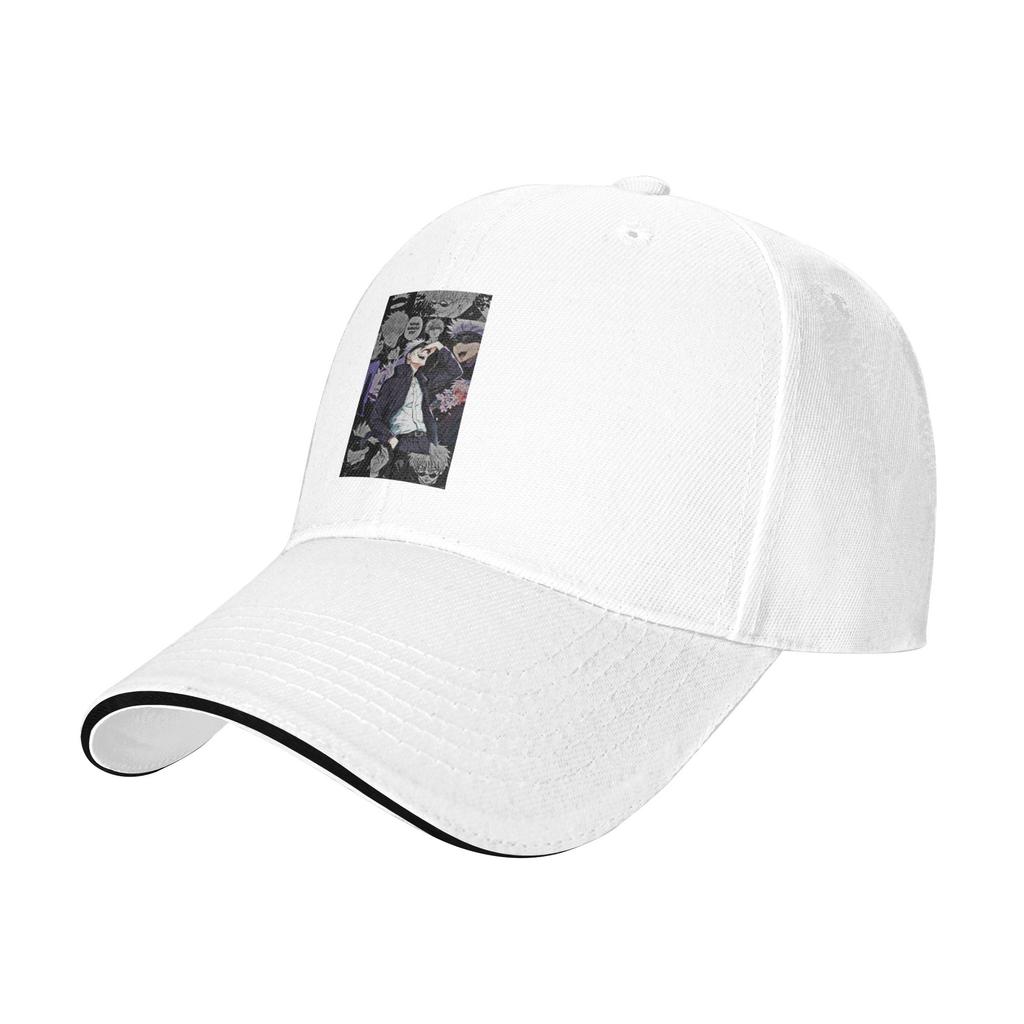 Satoru Gojo Anime Jujutsu Kaisen Cap Casual Baseball Caps Adjustable Hat Hip Hop Summer Unisex Baseball Hats Customizable