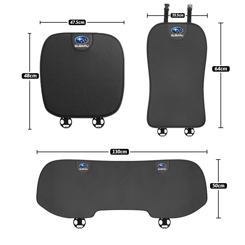 Car Ice Silk Seat Cover Front Rear Cushion Protector Pad For Subaru Legacy Impreza Levorg Outback WRX STI BRZ Forester XV Exiga Z14