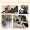 Floor To Ceiling Cat Tree 230-260cm Height Adjustable, 5-Tier Cat Tower with Scratching Posts, Hammock, Perches