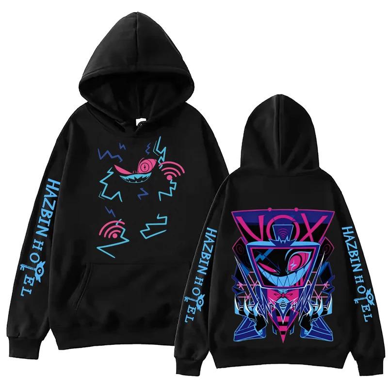 European Size Unisex Hazbin Hotel Harajuku Hoodie