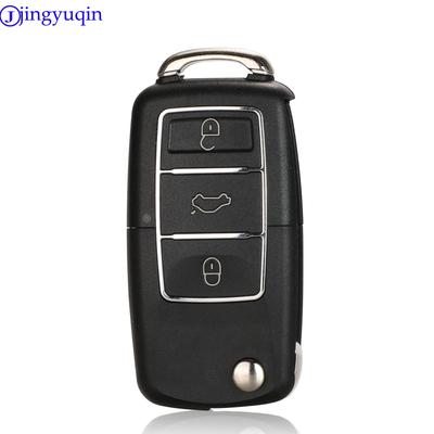 Jingyuqin Bez Ostrza Składana Obudowa Kluczyka Samochodowego Do Volkswagen Vw Jetta Golf Passat B5 B6 Beetle Polo Bora Caddy MK5 Skoda