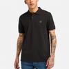 Timberland Casual Business Breathable Embroidered Logo Short Sleeve Polo Shirt Men Tops Black A6943001