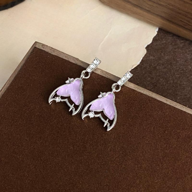 

Нова розкішна підвіска Aurora Fishtail Fashion Design Circon Earrings Women