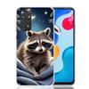 Raccoon Cute Animal Phone Case For Xiaomi Redmi Note 13 14 15 Pro Plus 12S 12 14S 11S 11E 10 10S 11 11T 5G 4G Cover Coque Redmi