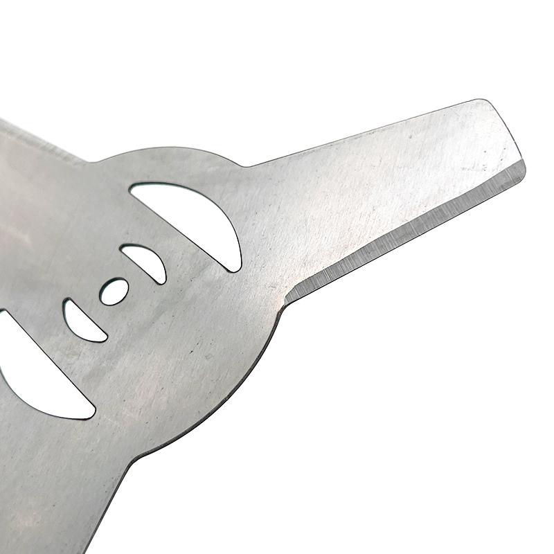 Garden Power Tool Accessories 4Pieces 5mm Metallic Blade 3Teeth for Electrical Grass Trimmer Brush Cutter