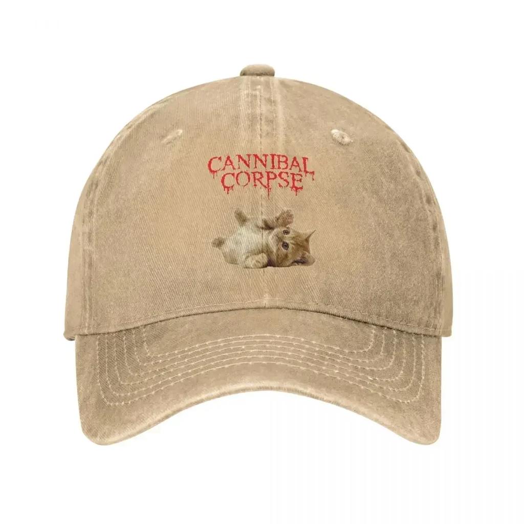 Vintage Cannibal Corpse Baseball Caps for Men Women Distressed Cotton Sun Cap Outdoor Activities Caps Hat