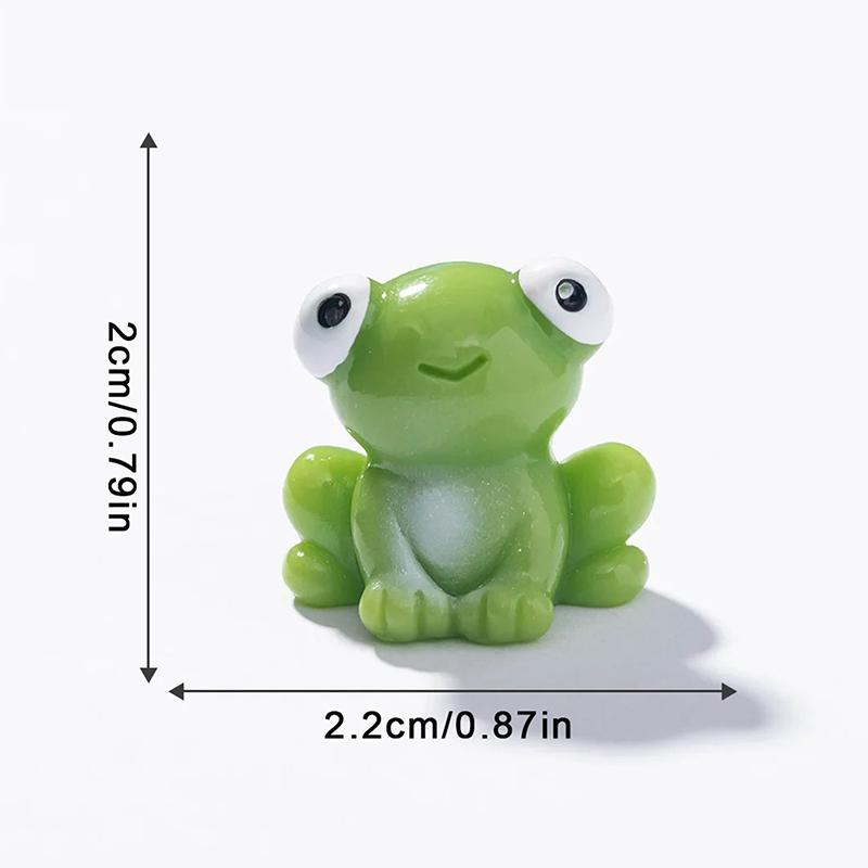 10/20Pcs Mini Resin Frogs Statues Frogs Figurines Garden Decor Fairy Garden Ornaments Indoor/Outdoor Microlandscapes Home Decor