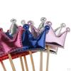 Cupcake Topper, dort 20ks - Vzor PU kožená dekorace na muffiny Multi