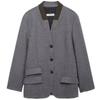 Fashion Style 2024 Fall and Winter New Women's Clothing Stylish Wool Long Sleeves Casual Suit Jacket 8916779