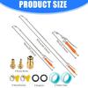 Convertible Sprays Poles With Steel Lock Mechanism Ergonomic Handle For Hard Deep Cleaning