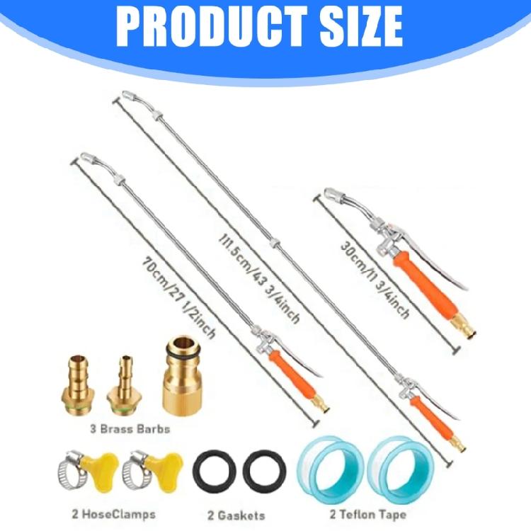 Convertible Sprays Poles With Steel Lock Mechanism Ergonomic Handle For Hard Deep Cleaning