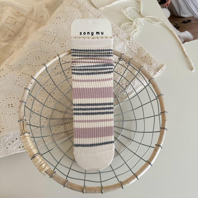 

Середні Шкарпетки Тонкі Бавовняні У Всю Машину Жіночі Шкарпетки Бантик Складаний Складені Шкарпетки Без Кісток Gmso Рання Весна Zi Один Розмір One size fits all