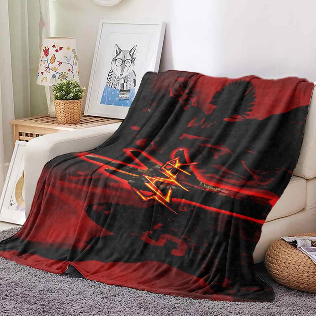 S-l-ayers Heavy Metal Band Soft Plush Blanket,Flannel Blanket  for Living Room Bedroom Bed Sofa Picnic Cover Warm Kids