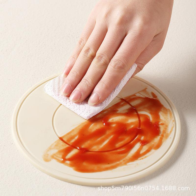 Thickened Soft Rubber Heat-Resistant Mat for Kitchen and Home Use, New Chinese Style