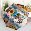 1pc Nurse Print Folding Umbrella | Elegant Design, Fashionable Accessory, Durable Construction, Sturdy Ribs yy251107009