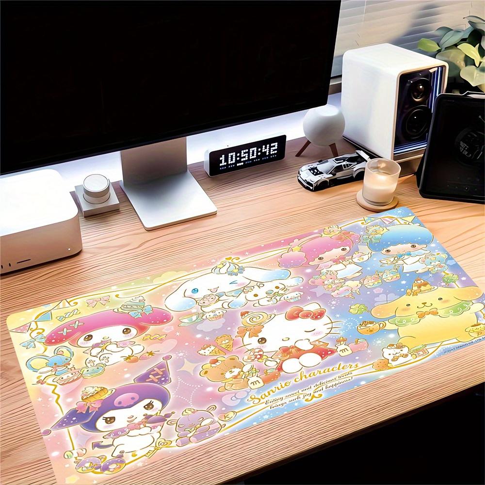 Sanrio Characters Themed XXL Mouse Pad - Non-slip Rubber Desk Mat for Gaming and Office Use, Multi-Function Keyboard  0826071a