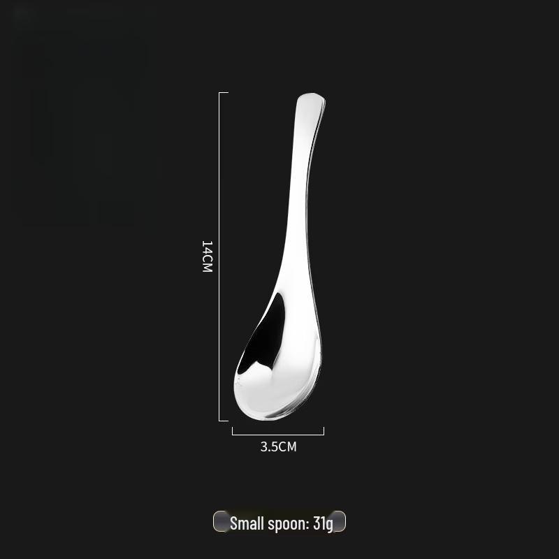 

Ruhan European Style Thickened Stainless Steel Soup Spoons