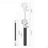 Bike Pump Bicycle Inflator with Gauge High Pressure Ball Needles Tire Portable
