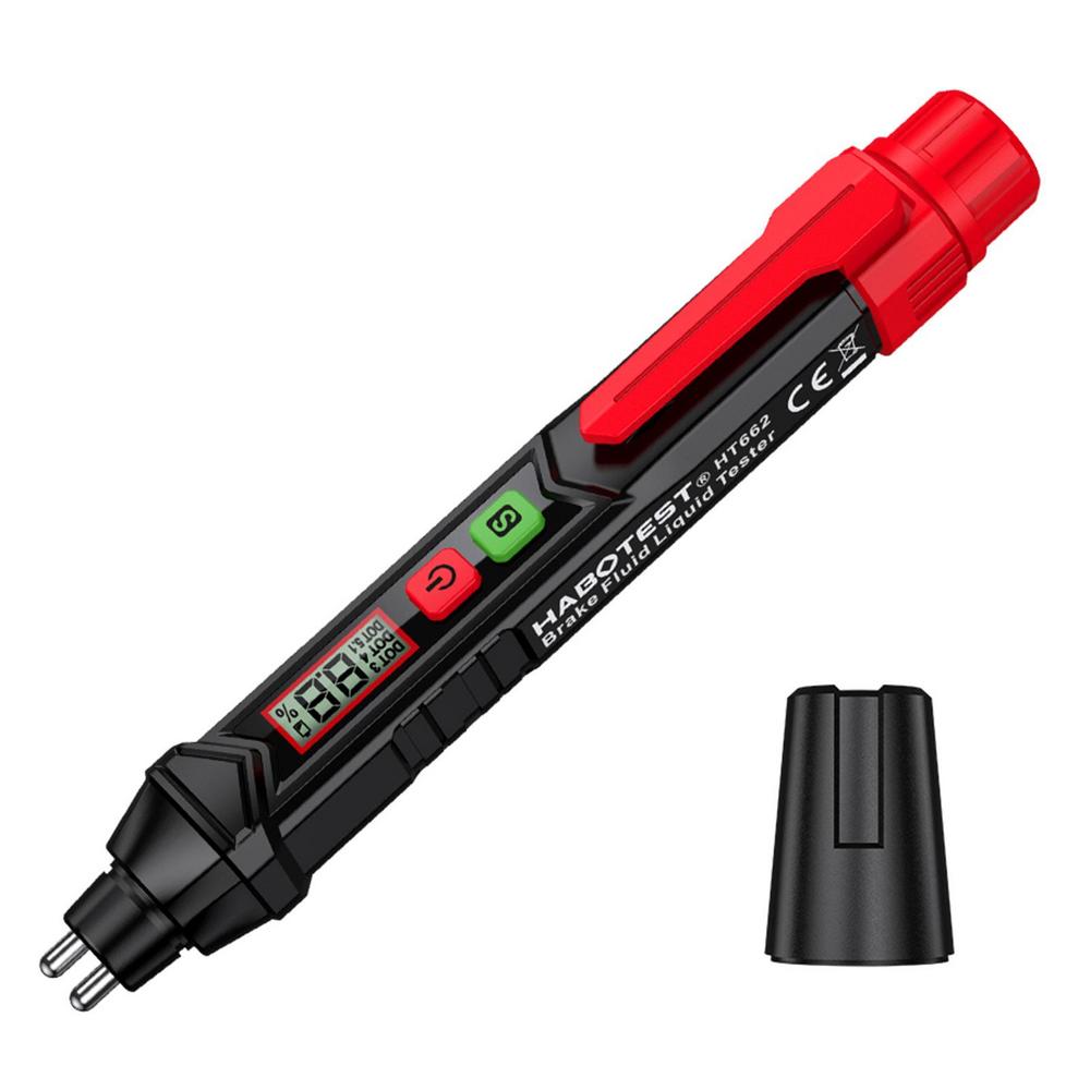 Automotive Brake Fuid Brake Oil Testing Pen Best Price Brake Fluid Tester Oil Quality Test With Liquid LED Display Testing Tools чёрный