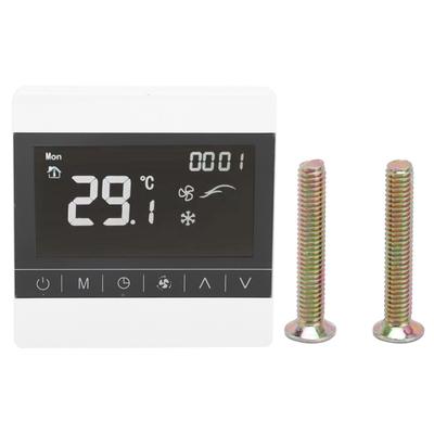 Thermostat de climatisation centrale Écran tactile Contrôleur de température intelligent AC180-260V