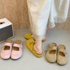 Birkenspring summer slippers female lazy one pedal 2025 new magic casual outer wear bag head half slippers female