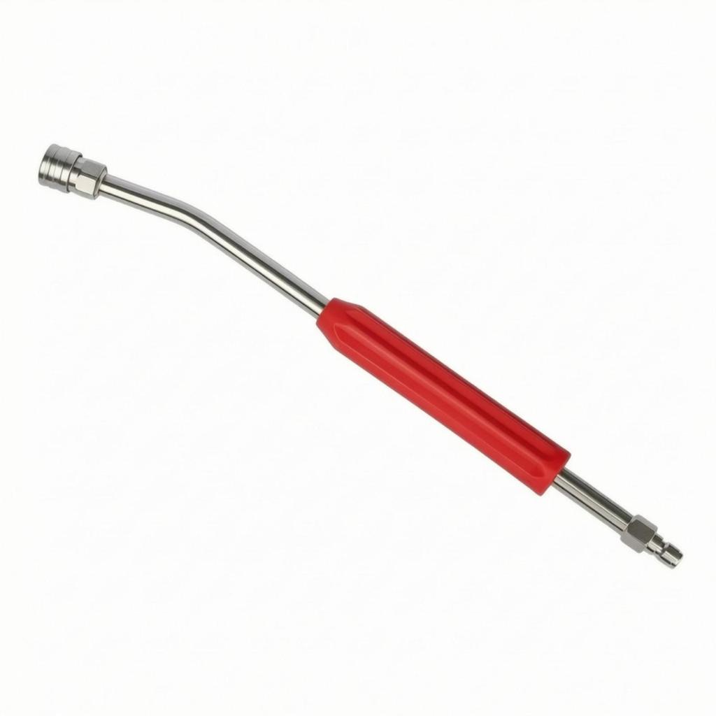 Extension Lance with Grip Sleeve | Stainless Steel Construction, Curved