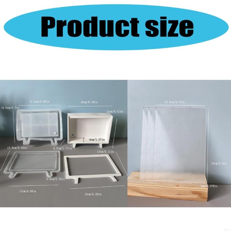Flexible Silicone Resin Mold For Handmade Storage Boxes And Art Decorations Silicone Mold For Tv Box Decoration