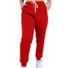 Women's Casual Pants High-waisted Belted Jogging Pants With Pockets