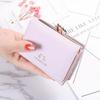 Korean Style Women's Tri-Fold Wallet: Compact Fashionable Coin Purse & Card Holder