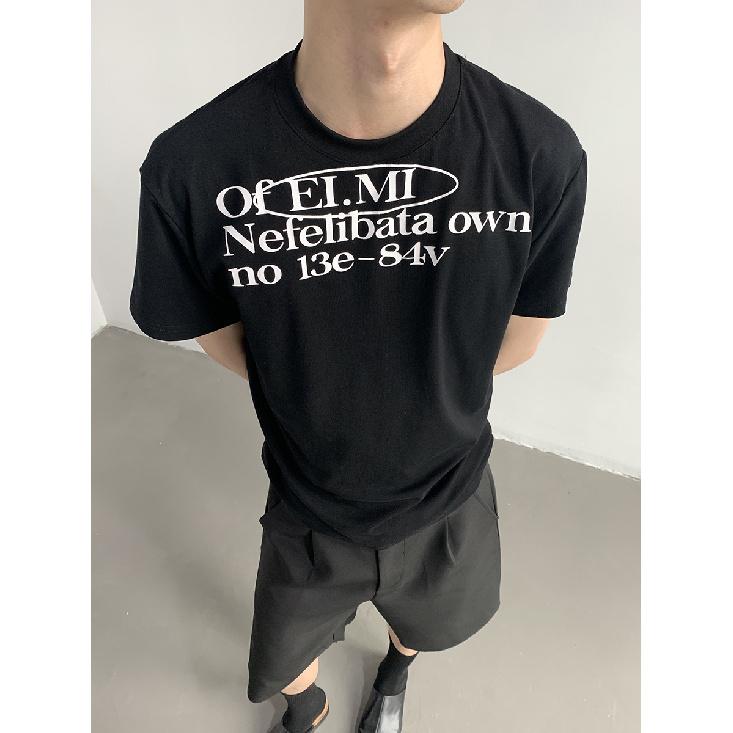 

Мужская повседневная футболка с коротким рукавом, летняя, новая, свободная, универсальная, тонкая, с коротким рукавом, с круглым вырезом 3XL чёрный