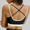 Cross Belt Seamless Sports Bra Anti-shake Underwear for Women Fashionable Yoga Soft Bra  Women