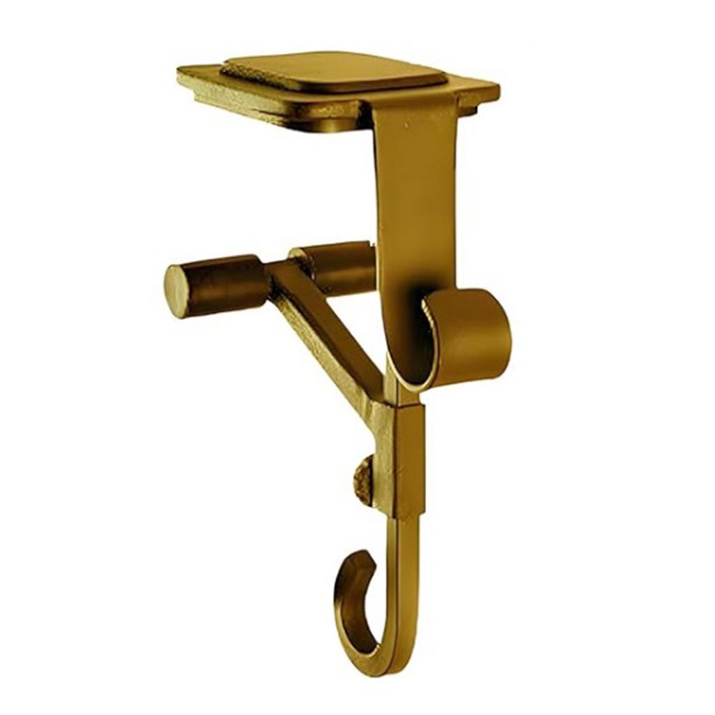 Fireplace Stocking Hanger Wear Resist Adjustable Wreath Hooks Multi-Purpose Double Mantel Hangers for Home Decoration