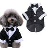 Pet Costume Suits - Lightweight Tuxedos, Suitable for Weddings/Christmas, with Adjustable Bow Ties and Breathable Mesh Fabric