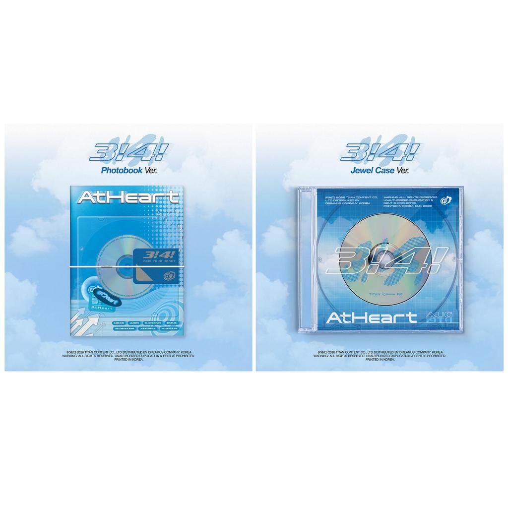 [POB] AtHeart - Single [3!4!] (Photobook / Jewel Case ver.)