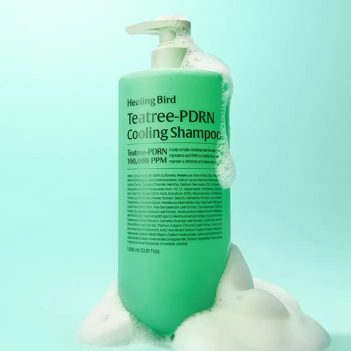 [NEW] Healing Bird Tea Tree PDRN Cooling Shampoo 1000ml