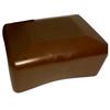 External End Cap for Profile, Cap, Roof 80x40, 10 PCS, BROWN