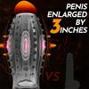 Penis Enlargement Sleeve Stronger Erection Cock Sleeve Delay Ejaculation Cock Rings Sex Toys For Men Couples Adult Supplies