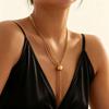 European & American Multi-layer Chain Light Luxury Metal Punk Hip Hop Necklace Bracelet