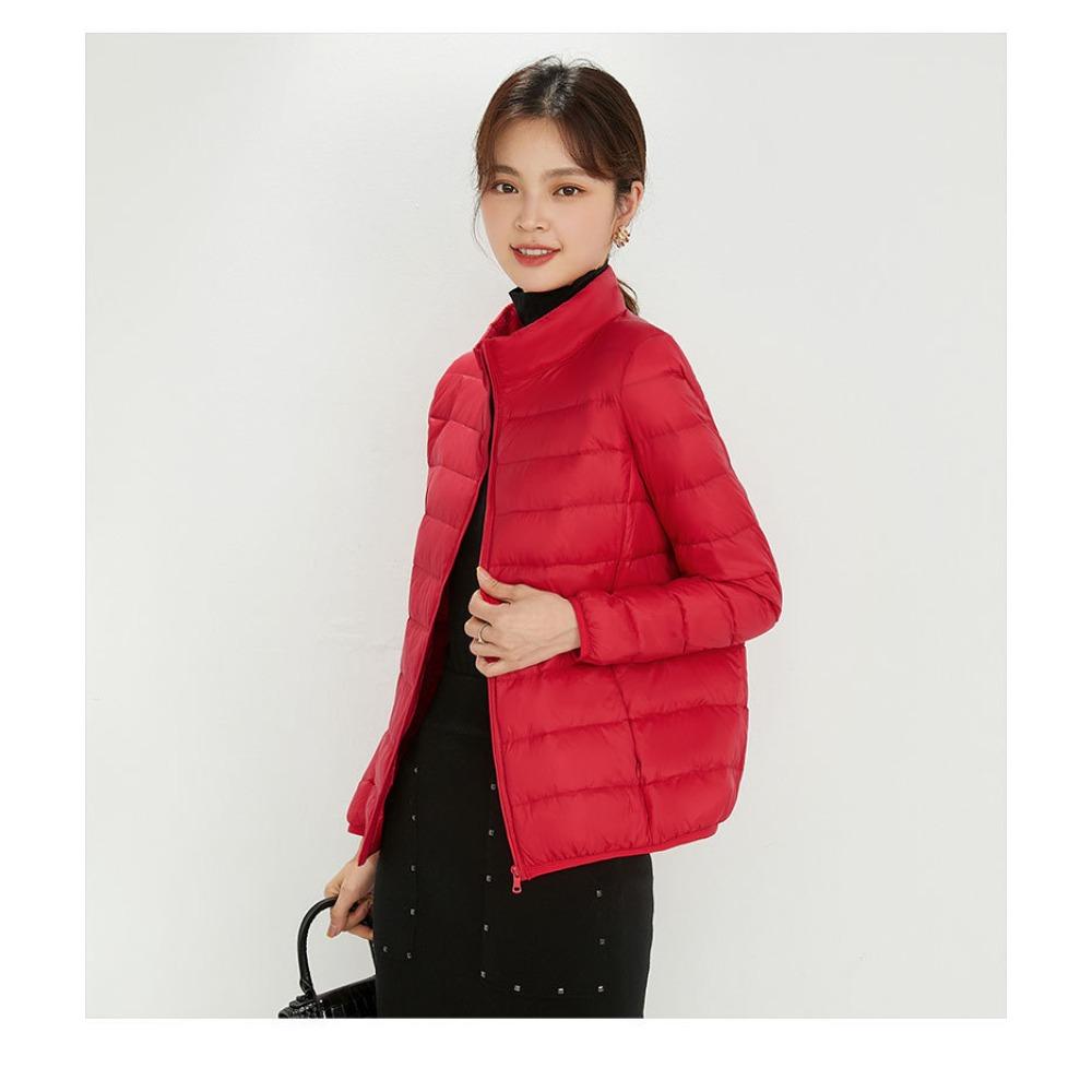 Women's Hooded Long Sleeve Down Jacket Regular Fit Commuter Style Puffer Coat
