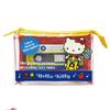 K Company Sanrio Characters Clear Hello (Vintage Retro) Cassette-Style Pouch, Kitty, SAV-CK-KT