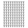 100PCS Tire Studs Silver Universal Wear Resistant Anti Slip Tire Snow Spikes for ATV UTV Forklift