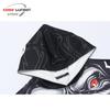 Mens Slim Fit Hooded Gym Workout Top Digital Print Long Sleeve Athletic Shirt Fitness Running Training