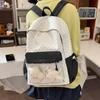 New Sweet Polka Dot Contrasting Color Ita Bag Large Capacity Lightweight Cute Backpack Casual Women'S Backpack School Bag