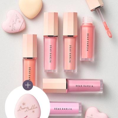 Petal Blur Cream Blush + Mini Heart Puff Gift Set of 6 (Choose 1)