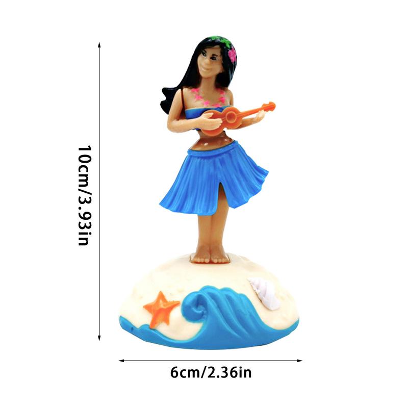 Hawaiianisches Mädchen Figur Hawaiianische Wackelkopffigur Für Auto Lustige Auto Dekoration Für Roadtrip Für Kaffeetisch Bücherregal