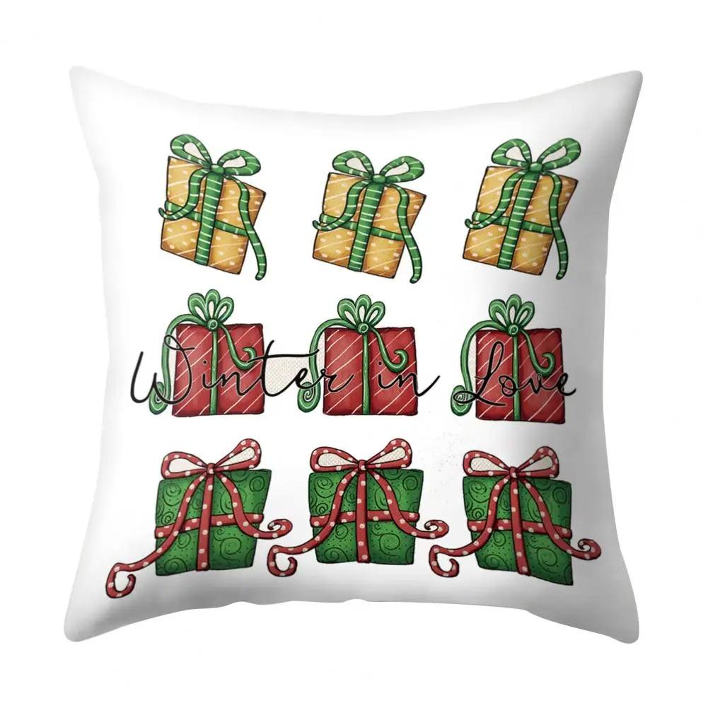 Povlaky na polštáře s vánoční tématikou Autodoplňky Kancelář Santa Claus Pohovka do obývacího pokoje Domácí povlaky na polštáře