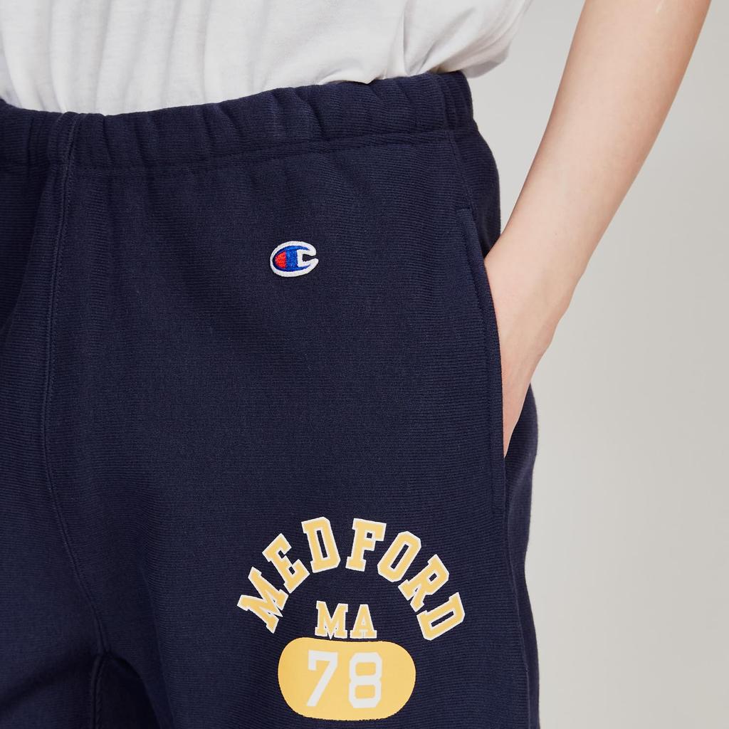 Champion Reverse Sweatpants with Graphic Dark Men's 11.5oz Fleece-Lined Weave® Print, Navy, C3-A216