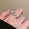 Open Ring Women's Niche Design Multi-layered Finger Ring with Index Finger Ring, Light Luxury and High-end Feel.